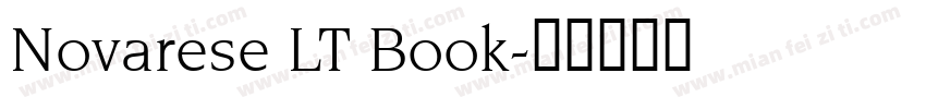 Novarese LT Book字体转换